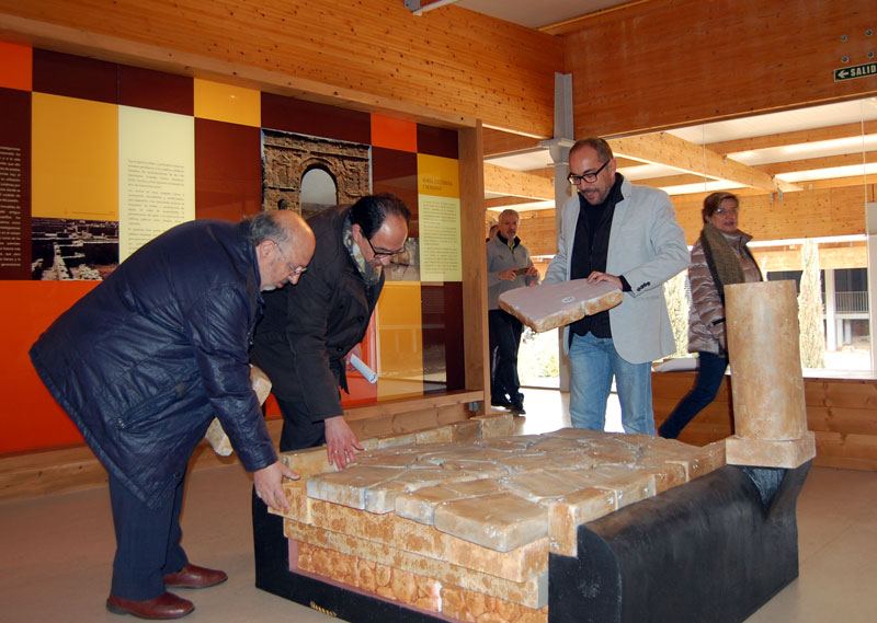 La Diputación de Soria invierte 18.000 euros en la adecuación de los accesos y la iluminación de la zona termal del yacimiento de Las Cuevas restaurada por la Junta de Castilla y León