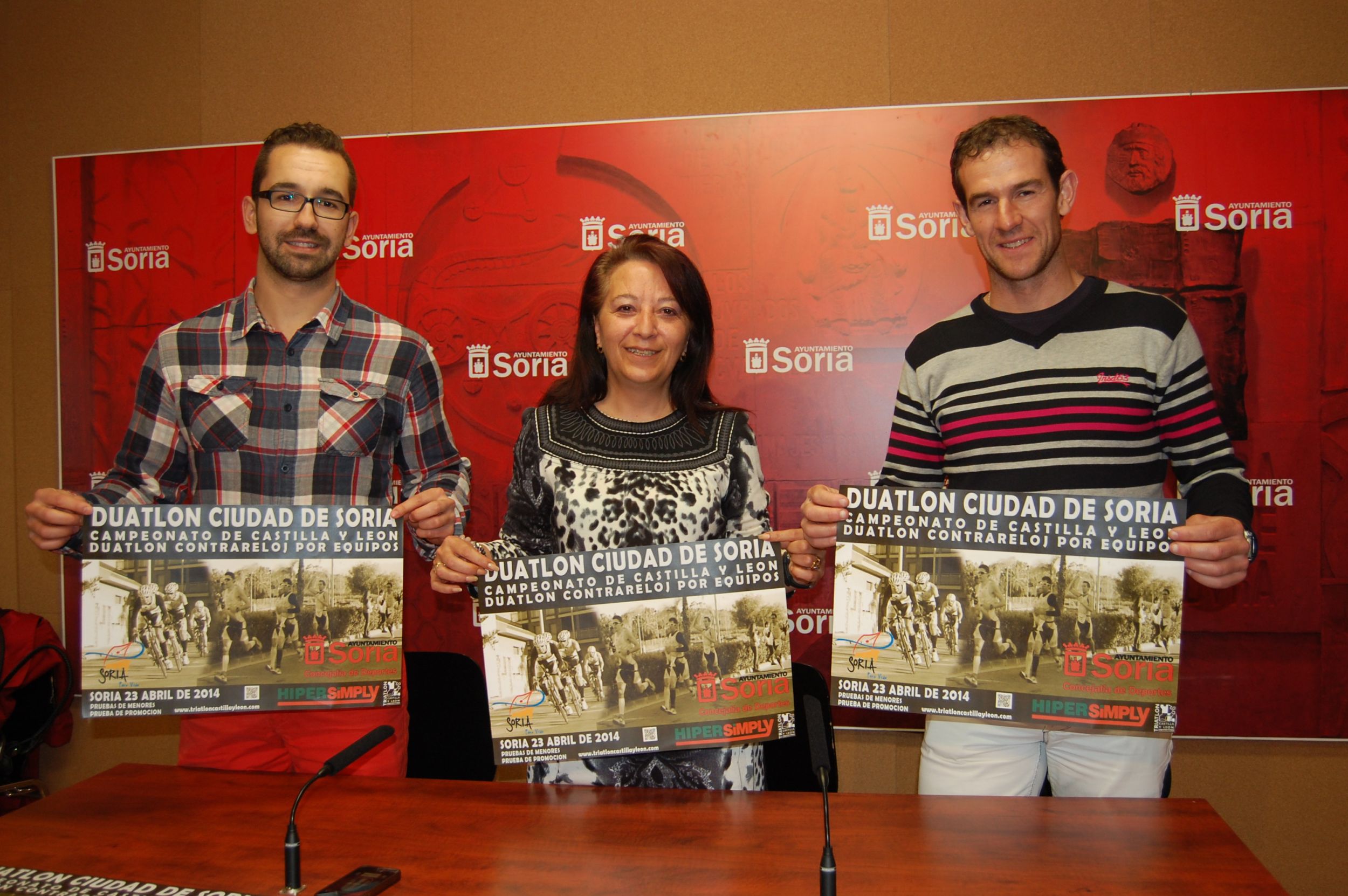 Más de 400 deportistas, 240 en la competición federada, participan en el Duatlón Ciudad de Soria este miércoles