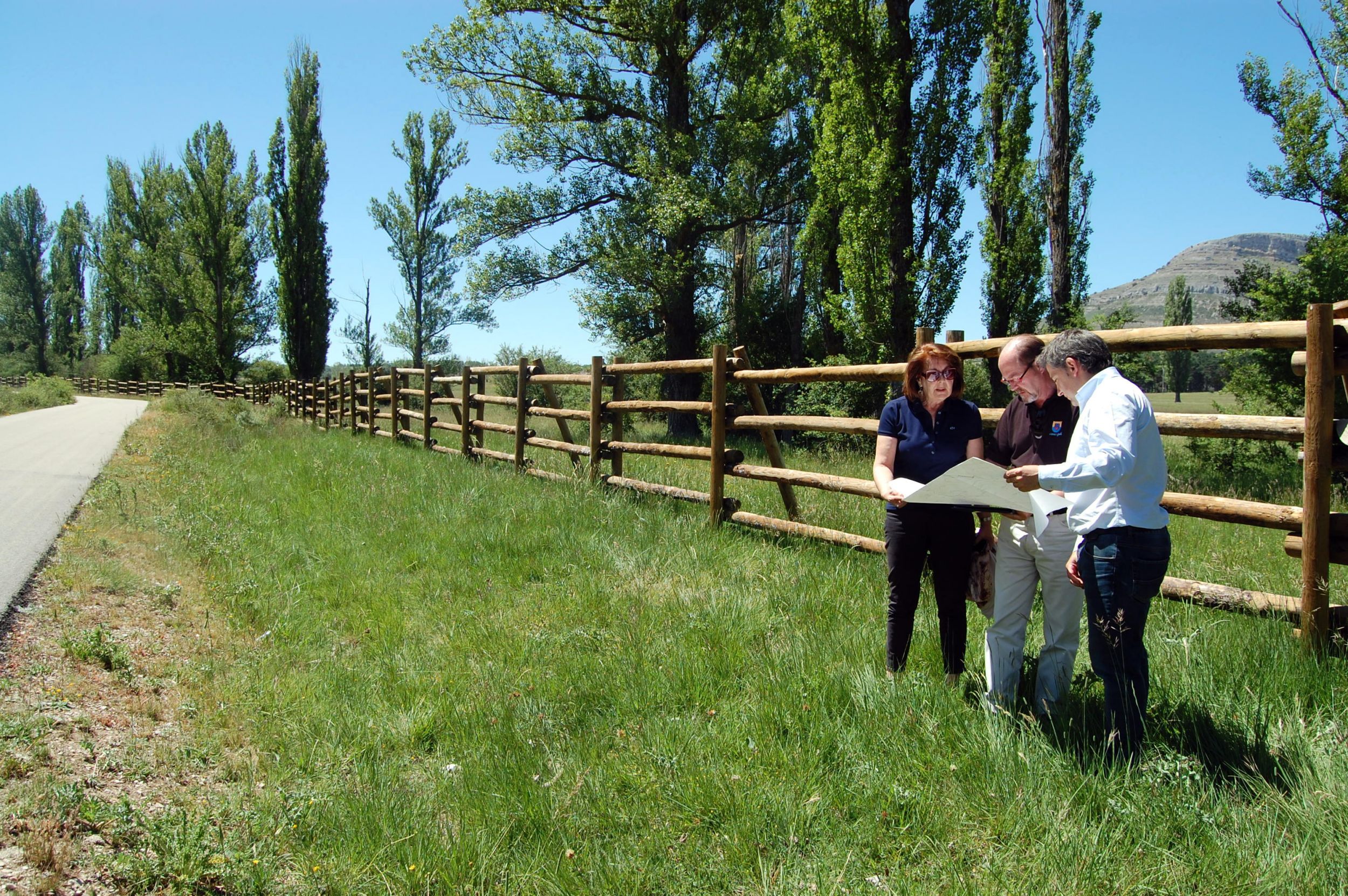 Javier Antón destaca la reposición de más de 5.500 metros de vallado de La Saca y la colocación del 95% del recorrido