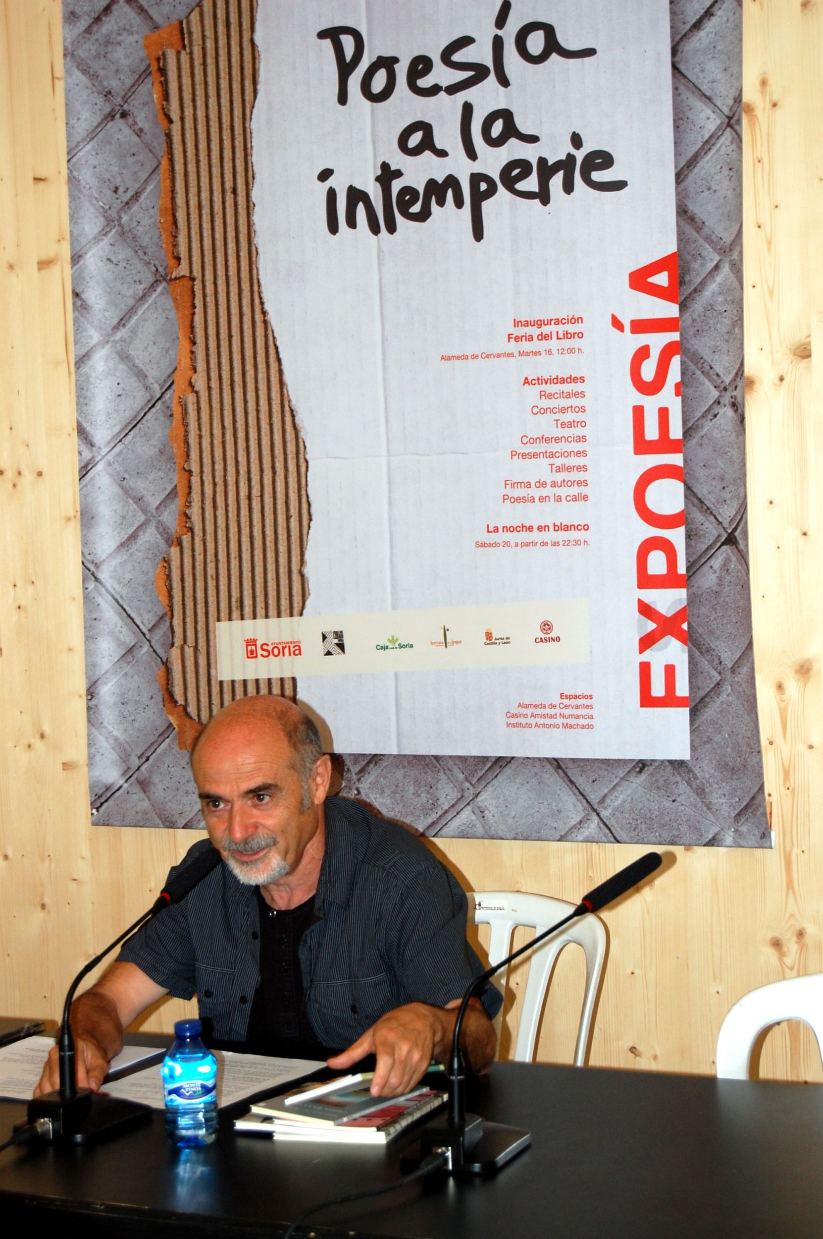 Los poetas Silvano Andrés de la Morena y Abdul Hadi Saodun presentan sus obras en el marco de la tercera jornada de Expoesía