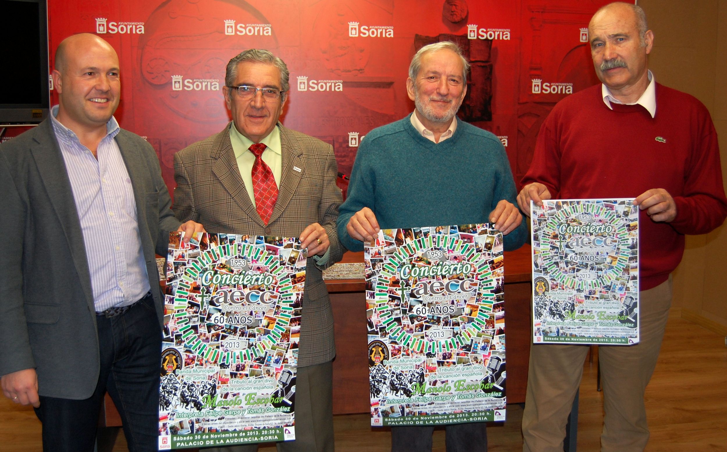 La Asociación Española Contra el Cáncer celebra 60 años con música de Manolo Escobar interpretada por la Banda Municipal
