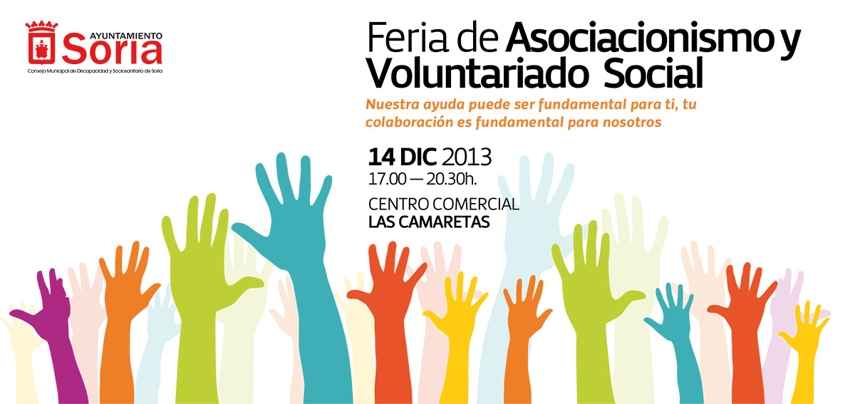La V Feria del Asociacionismo y Voluntariado se celebra este sábado para poner en valor el trabajo de las entidades y sus socios