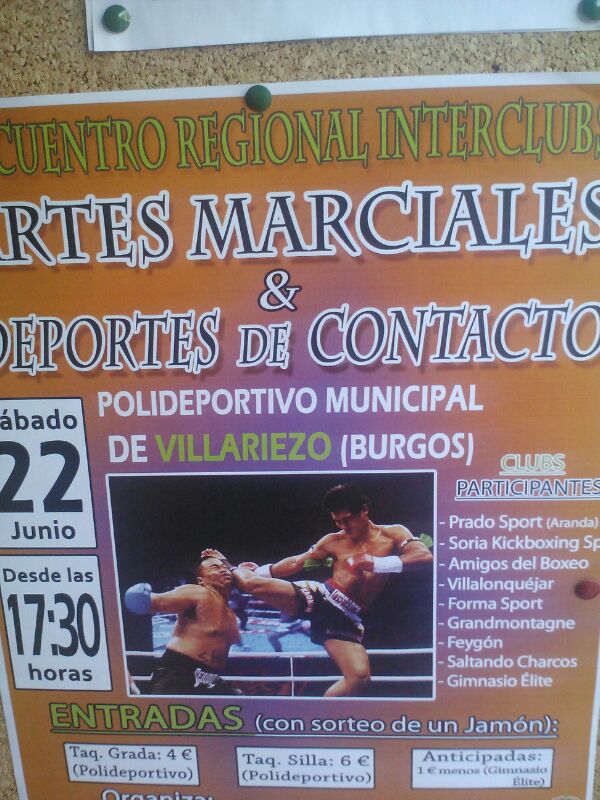 Interclubes de kickboxing en Burgos