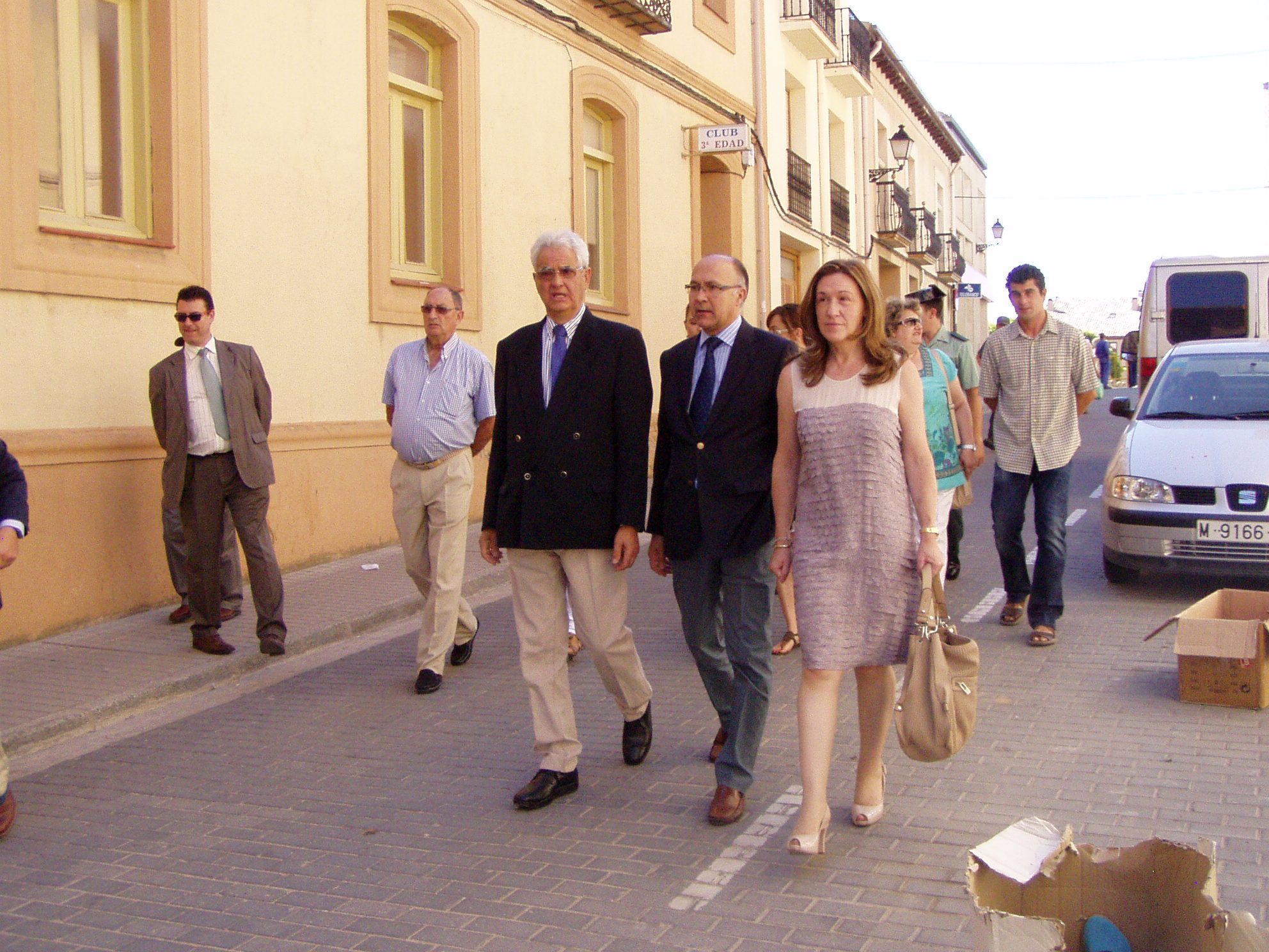 El delegado del Gobierno en Castilla y León realiza una visita institucional al municipio soriano de Berlanga de Duero