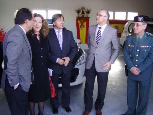 El delegado del Gobierno en Castilla y León visita el nuevo cuartel de la Guardia Civil de Ólvega (Soria), que presta servicio a diez municipios de la zona
