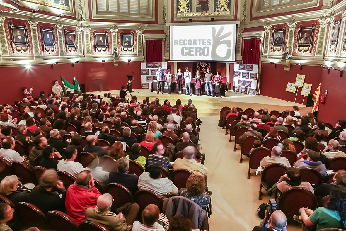 Más de 2.000 promotores se suman  a la agrupación electoral Recortes Cero en 35 provincias