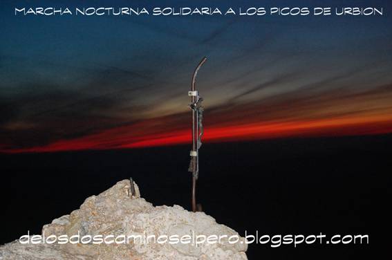 MARCHA NOCTURNA SOLIDARIA A LOS PICOS DE URBIÓN  