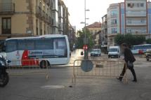 Las obras de los desvíos generales avanzan con una nueva fase mañana y el corte puntual de la calle Ramón y Cajal con giro por Alberca y Mariano Granados